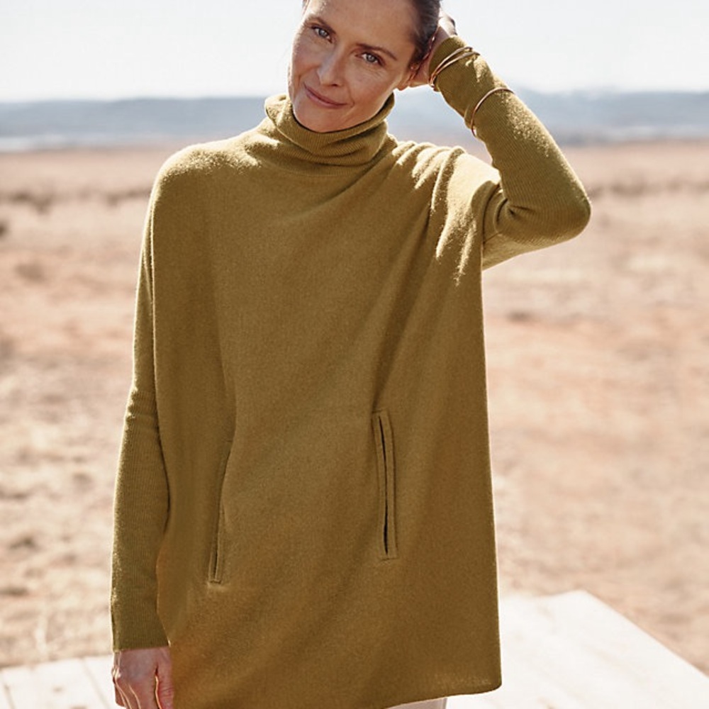 Garnet Hill Cashmere Turtleneck
